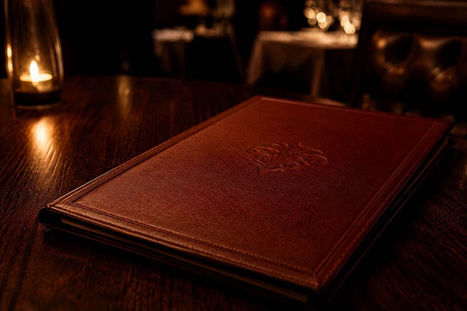 High-end restaurant wine list